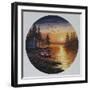 D45 Fishermen Canoe-D. Rusty Rust-Framed Giclee Print