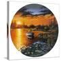 D46C Man Bay Fishing-D. Rusty Rust-Stretched Canvas