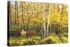 D8 Whitetail Deer In Fall-D. Rusty Rust-Stretched Canvas