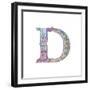 D-Green Girl-Framed Giclee Print