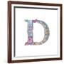 D-Green Girl-Framed Giclee Print