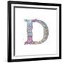 D-Green Girl-Framed Giclee Print