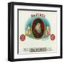 Da Vinci Brand Cigar Box Label, Leonardo da Vinci-Lantern Press-Framed Art Print