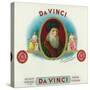 Da Vinci Brand Cigar Box Label, Leonardo da Vinci-Lantern Press-Stretched Canvas