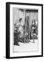 Da Vinci, Hentze, Tidende-Gudmund Hentze-Framed Art Print