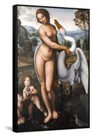 Da Vinci, Leda and the Swan-Leonardo da Vinci-Framed Stretched Canvas