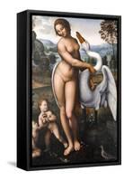 Da Vinci, Leda and the Swan-Leonardo da Vinci-Framed Stretched Canvas