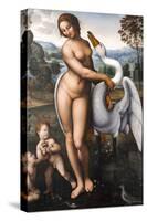 Da Vinci, Leda and the Swan-Leonardo da Vinci-Stretched Canvas