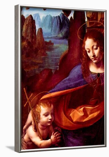 Da Vinci Maria and Christ Art Print Poster-null-Framed Poster