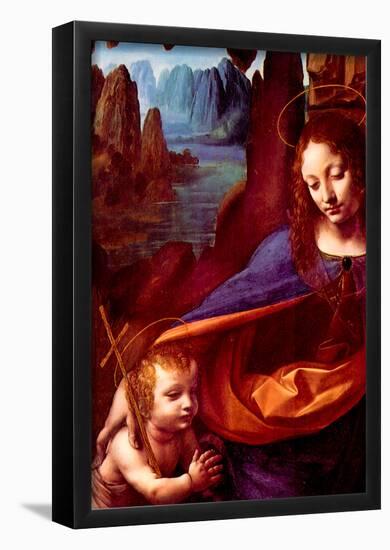 Da Vinci Maria and Christ Art Print Poster-null-Framed Poster