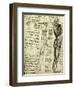 Da Vinci's Man Machine-Leonardo da Vinci-Framed Giclee Print