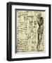 Da Vinci's Man Machine-Leonardo da Vinci-Framed Giclee Print