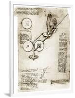 Da Vinci's Notebook-Library of Congress-Framed Photographic Print