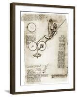 Da Vinci's Notebook-Library of Congress-Framed Photographic Print