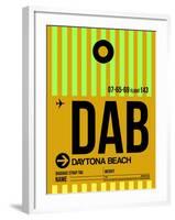 DAB Daytona Beach Luggage Tag I-NaxArt-Framed Art Print