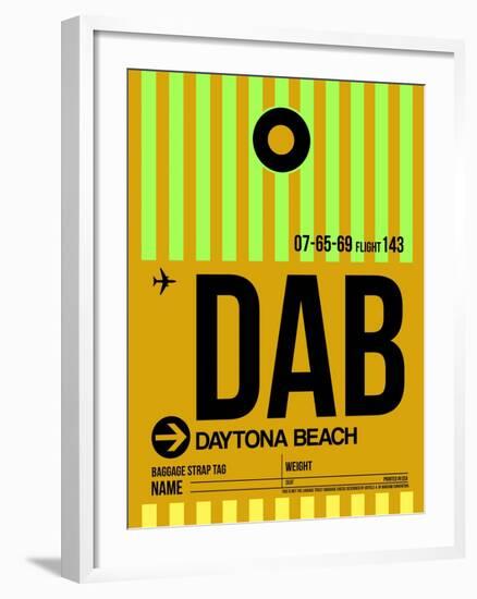 DAB Daytona Beach Luggage Tag I-NaxArt-Framed Art Print