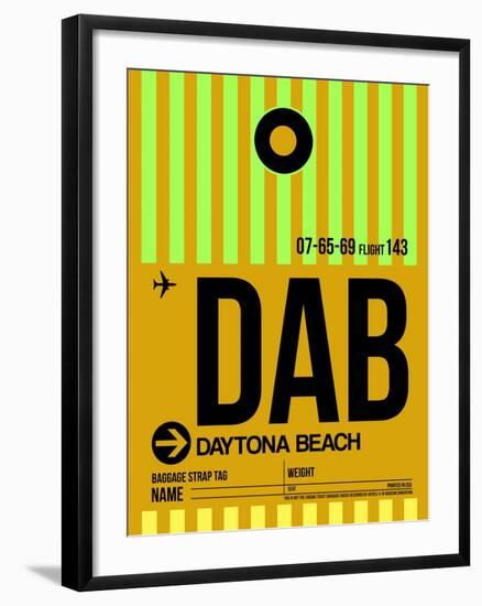 DAB Daytona Beach Luggage Tag I-NaxArt-Framed Art Print