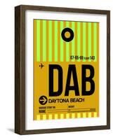 DAB Daytona Beach Luggage Tag I-NaxArt-Framed Art Print