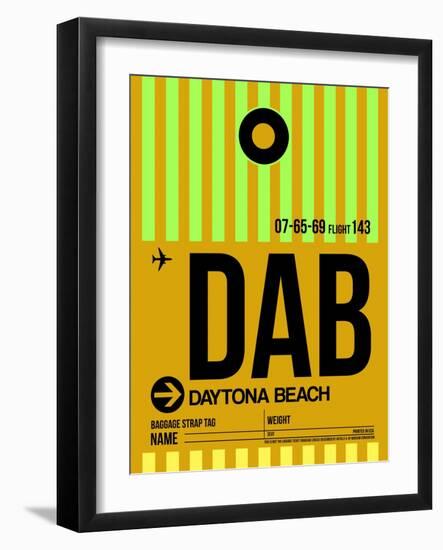 DAB Daytona Beach Luggage Tag I-NaxArt-Framed Art Print