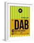 DAB Daytona Beach Luggage Tag I-NaxArt-Framed Art Print