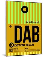 DAB Daytona Beach Luggage Tag I-NaxArt-Mounted Art Print