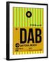 DAB Daytona Beach Luggage Tag I-NaxArt-Framed Premium Giclee Print