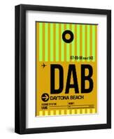 DAB Daytona Beach Luggage Tag I-NaxArt-Framed Art Print