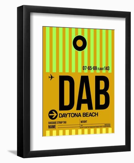 DAB Daytona Beach Luggage Tag I-NaxArt-Framed Art Print