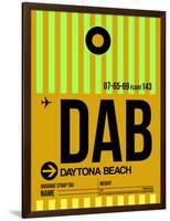 DAB Daytona Beach Luggage Tag I-NaxArt-Framed Art Print