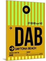 DAB Daytona Beach Luggage Tag I-NaxArt-Mounted Art Print