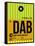 DAB Daytona Beach Luggage Tag I-NaxArt-Framed Stretched Canvas