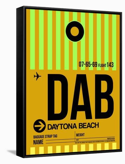 DAB Daytona Beach Luggage Tag I-NaxArt-Framed Stretched Canvas