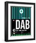 DAB Daytona Beach Luggage Tag II-NaxArt-Framed Art Print