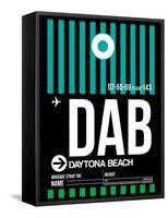 DAB Daytona Beach Luggage Tag II-NaxArt-Framed Stretched Canvas