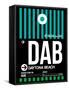 DAB Daytona Beach Luggage Tag II-NaxArt-Framed Stretched Canvas