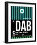 DAB Daytona Beach Luggage Tag II-NaxArt-Framed Art Print