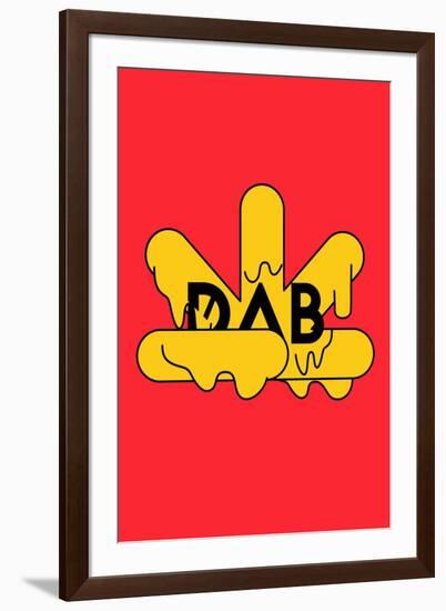 Dab-null-Framed Art Print