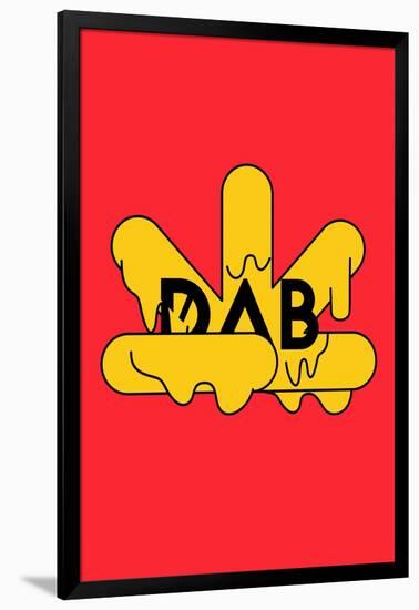 Dab-null-Framed Art Print