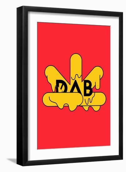 Dab-null-Framed Art Print