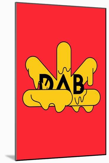 Dab-null-Mounted Art Print