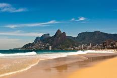 Rio De Janeiro Favela and Ipanema Beach View-dabldy-Photographic Print