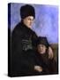 Dachau Woman with Child, 1873-1874-Wilhelm Leibl-Stretched Canvas