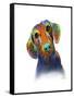 Dachshund 1-Marlene Watson-Framed Stretched Canvas