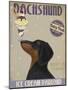 Dachshund, Black and Tan, Ice Cream-Fab Funky-Mounted Art Print