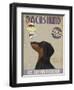 Dachshund, Black and Tan, Ice Cream-Fab Funky-Framed Art Print