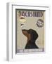 Dachshund, Black and Tan, Ice Cream-Fab Funky-Framed Art Print