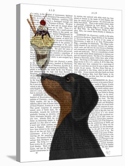 Dachshund, Black and Tan, Ice Cream-Fab Funky-Stretched Canvas