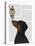 Dachshund, Black and Tan, Ice Cream-Fab Funky-Stretched Canvas