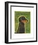 Dachshund (black and tan)-John W^ Golden-Framed Art Print