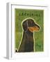 Dachshund (black and tan)-John W Golden-Framed Giclee Print